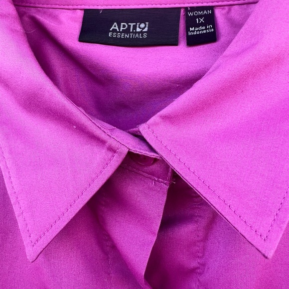 APT 9 NWT Woman’s Pink Blouse - Size 1X - Picture 3 of 8
